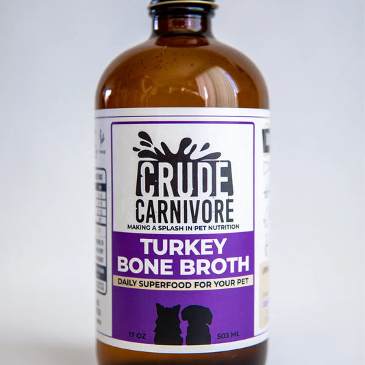 Crude Carnivore Bone Broth- Turkey