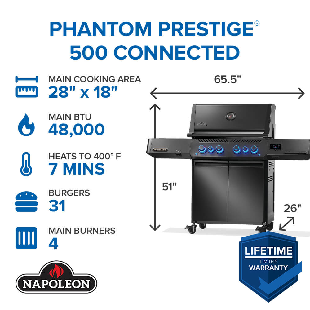 Napoleon Phantom Prestige 500 Connected