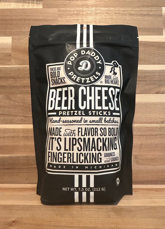 Beer Cheese Pretzel Sticks